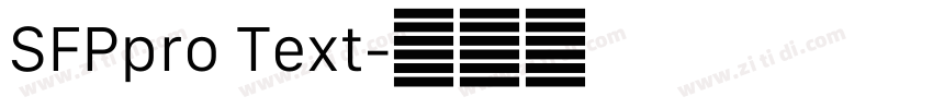 SFPpro Text字体转换